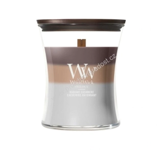 WoodWick Trilogy Radiant Cashmere svíčka Váza střední