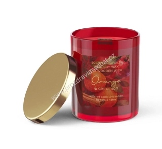 Svíčka ORANGE & CINNAMON 220 g BARTEK