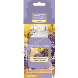 Yankee Candle vůně do auta visačka papír Lemon Lavender