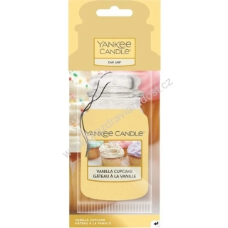 Yankee Candle vůně do auta visačka papír Vanilla Cupcake