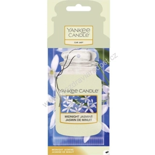 Yankee Candle vůně do auta visačka papír Midnight Jasmine