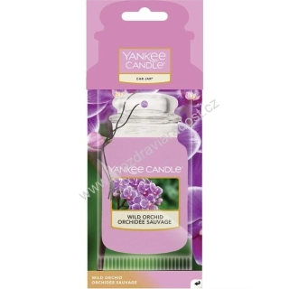Yankee Candle vůně do auta visačka papír Wild Orchid