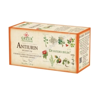 Bylinný čaj Antiurin 20x1,5 g GREŠÍK