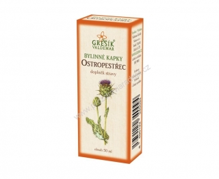 Ostropestřec - kapky 50 ml GREŠÍK
