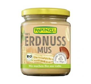 Arašídová 100% pasta jemná 250 g BIO RAPUNZEL