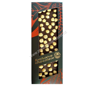 Hořká čokoláda Exclusive s lískovými ořechy 150 g T-SEVERKA
