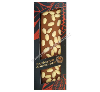 Mléčná čokoláda Exclusive s mandlemi 150 g T-SEVERKA