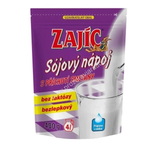 Sójový nápoj ZAJÍC smetana 400 g MOGADOR