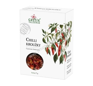 Dobré koření Chilli kroužky 7 g GREŠÍK
