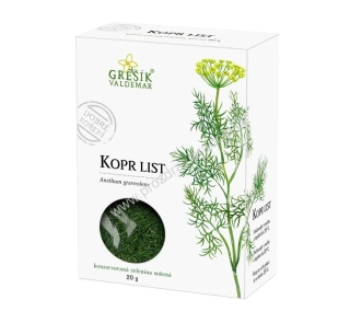Dobré koření Kopr list 20 g GREŠÍK