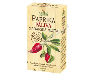 Dobré koření Paprika pálivá maďarská mletá 100 g GREŠÍK
