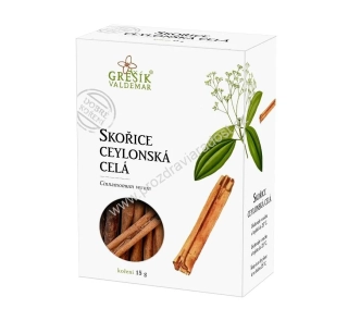 Koření Skořice ceylonská celá 15 g GREŠÍK