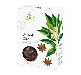 Dobré koření Badyán celý 10 g GREŠÍK