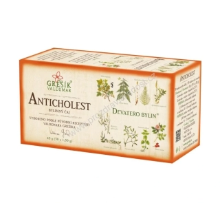 Bylinný čaj Anticholest 20x1,5 g GREŠÍK