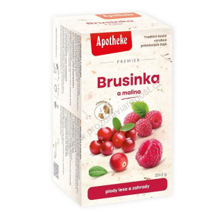 Apotheke Brusinka a malina 20x2g