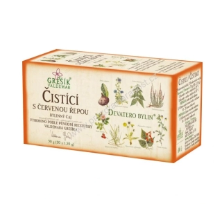 Bylinný čaj Čistící 20x1,5 g GREŠÍK