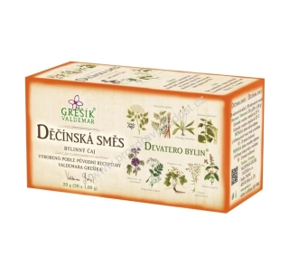 Bylinný čaj Děčínská sm. 20x1 g GREŠÍK