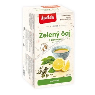 Apotheke Zelený čaj s citronem 20x2g
