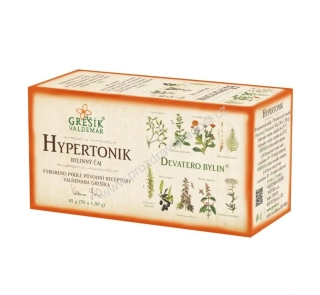 Bylinný čaj Hypertonik 30x1,5 g GREŠÍK