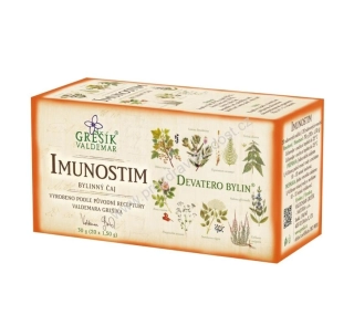 Bylinný čaj Imunostim 20x1,5 g GREŠÍK