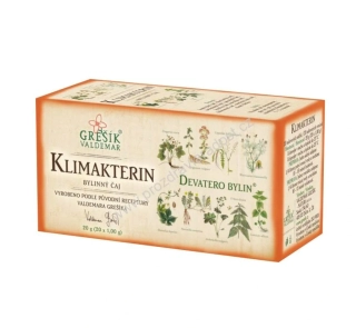 Bylinný čaj Klimakterin 20x1 g GREŠÍK