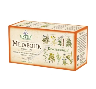 Bylinný čaj Metabolik 20x1,5 g GREŠÍK