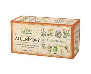 Bylinný čaj Žlučníkový 20x1,5 g GREŠÍK
