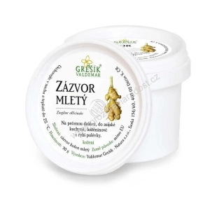 Dobré koření Zázvor mletý 30 g GREŠÍK