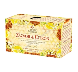 Zázvor & Citrón 20x2 g GREŠÍK