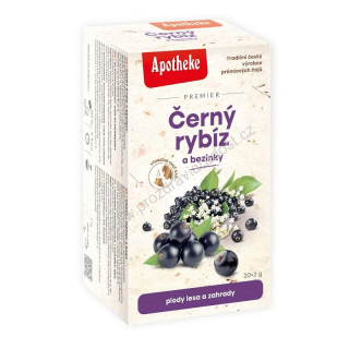 Apotheke Černý rybíz a bezinky 20x2g