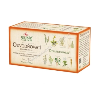 Bylinný čaj Odvodňovací 20 n.s. GREŠÍK