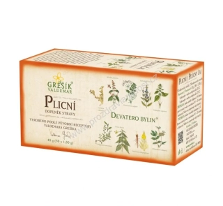 Bylinný čaj Plicní 30x1,5 g GREŠÍK