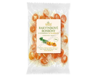 Rakytníkové bonbóny bez přid. cukru 100 g GREŠÍK