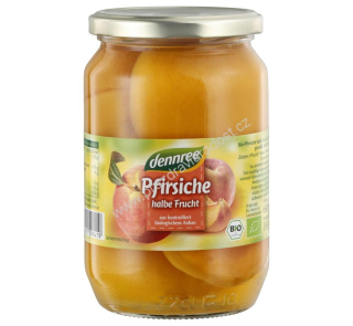 Broskve půlky kompot 680 g BIO DENNREE