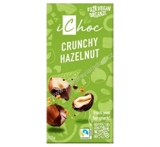iChoc čokoláda super oříšky 80 g Bio vegan
