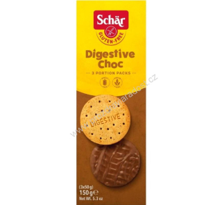 Digestive Choc 150 g SCHAR
