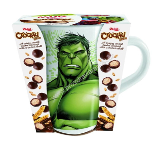 Hrnek Avanger Hulk + kakaové kuličky ZAINI
