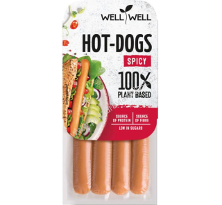 Párky hrachové pikantní 200 g Well Well