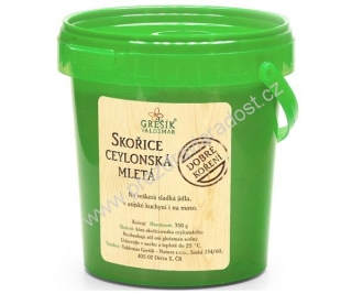 Dobré koření Skořice ceylonská mletá 350 g GREŠÍK