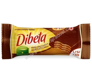 Dibeta Oplatka kakaová celomáčené 32 g PLH